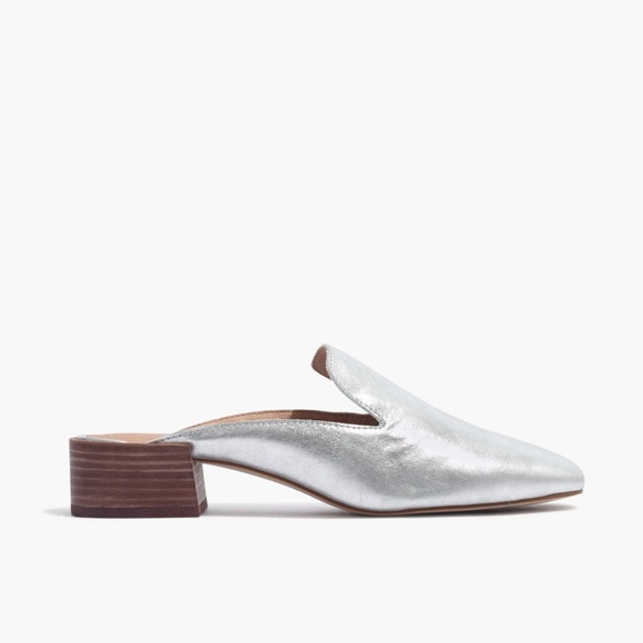 NWB Madewell The Willa Loafer Mule in Metallic 9.5 - Picture 2 of 8